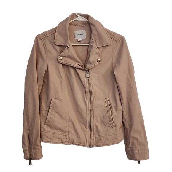 Old Navy Light Pink/Blush Moto Jacket, Small - Picture 1 of 9